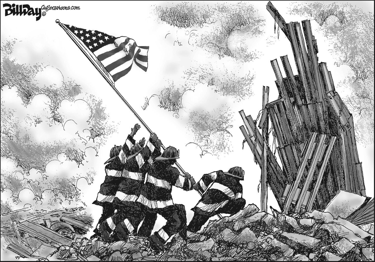 editorial cartoon
